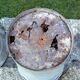 Pair of old galvanized florist pots for the garden