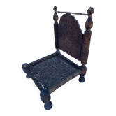 Chaise basse traditionnelle indienne