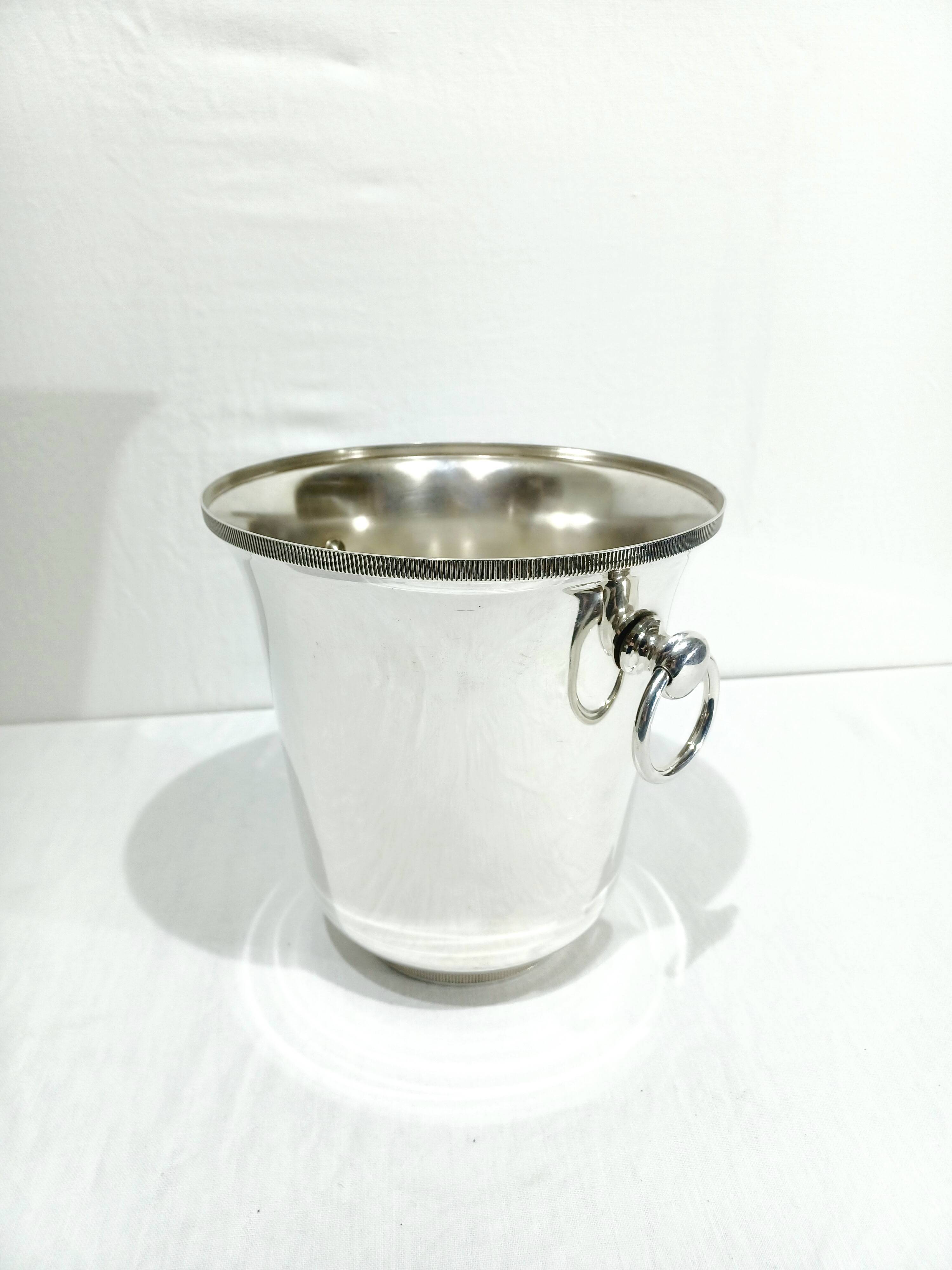 Silver-plated champagne bucket