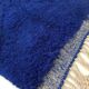Moroccan berber carpet beni ouarain intense blue with engraved diamonds 246x160cm