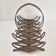 Vintage 1970s modernist log holder