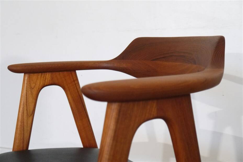 Danish "Model 42" armchair in teak by E kirkegaard 1960