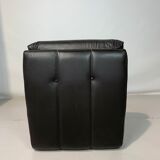 Brown leather heater