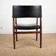Danish Rosewood and Leather Office Chair by Erik Worts 1960.