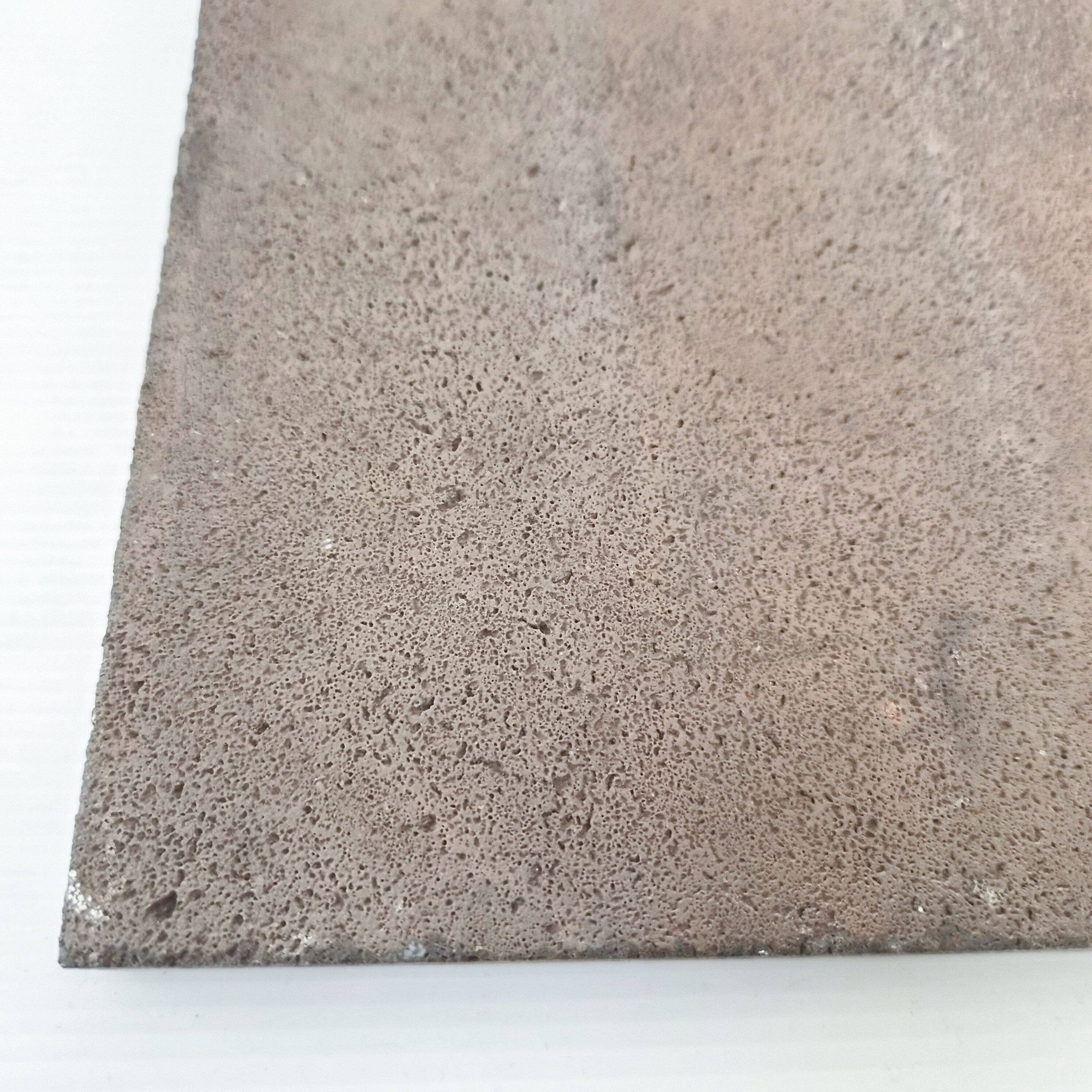 Vintage lava stone panel Frères Cloutier 1960