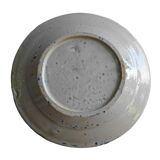 Assiette Fajalauza espagnole ancienne avec grenade peinte à la main en bleu