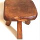 Brutalist tripod stool from the 1960s.