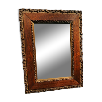 Mirror in solid wood
