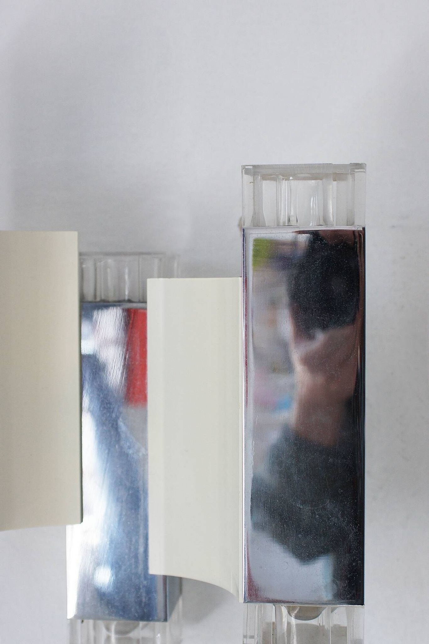Cubic Wall Lamps by Gaetano Sciolari for Sciolari Illuminazione, Italy, 197
