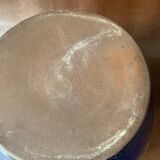 Art Nouveau pot cover in midnight blue ceramic, 1920