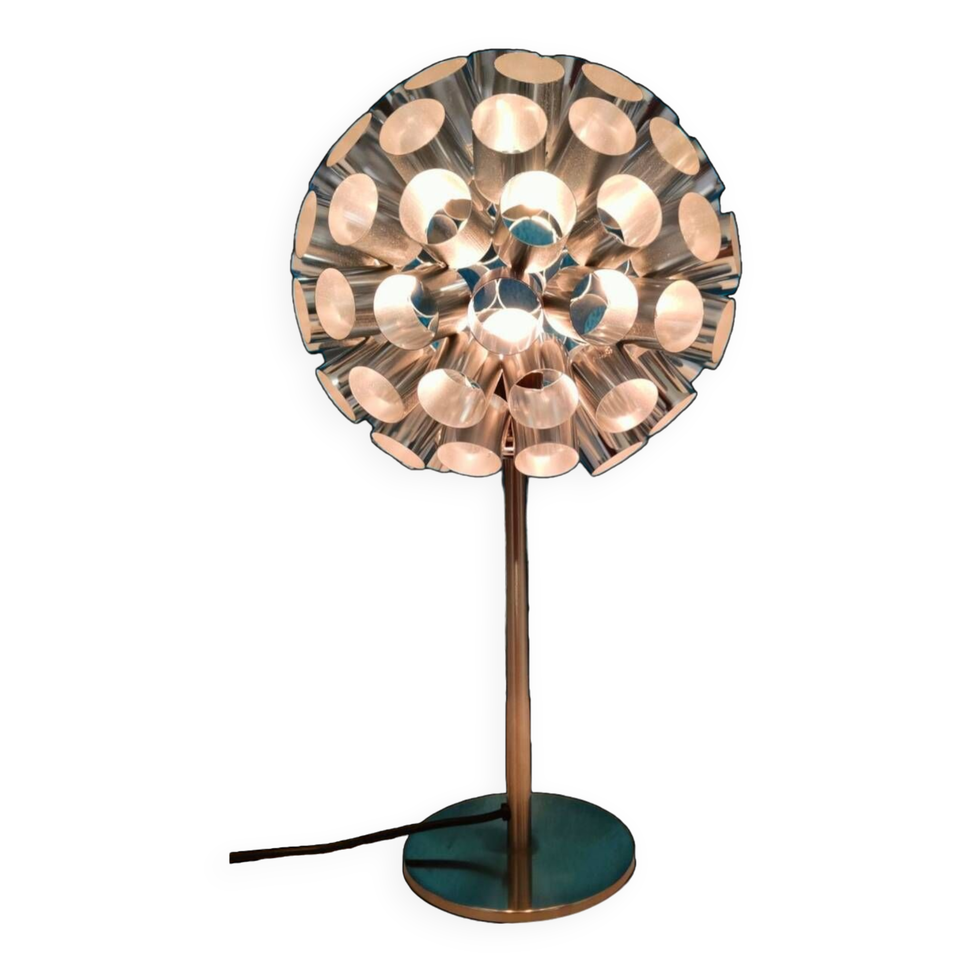 Kennwel space age lamp 1990 aluminum tube.