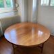 Large round Scandinavian coffee table by Ilse Möbel, vintage 1960s