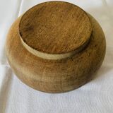 Wooden mortar and pestle