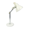 Petite lampe de bureau blanche laquée années 70