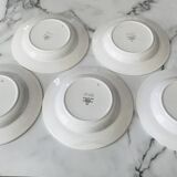 Fabiola Digoin Sarreguemines deep plates from the 50s