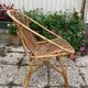 Fauteuil en rotin vintage