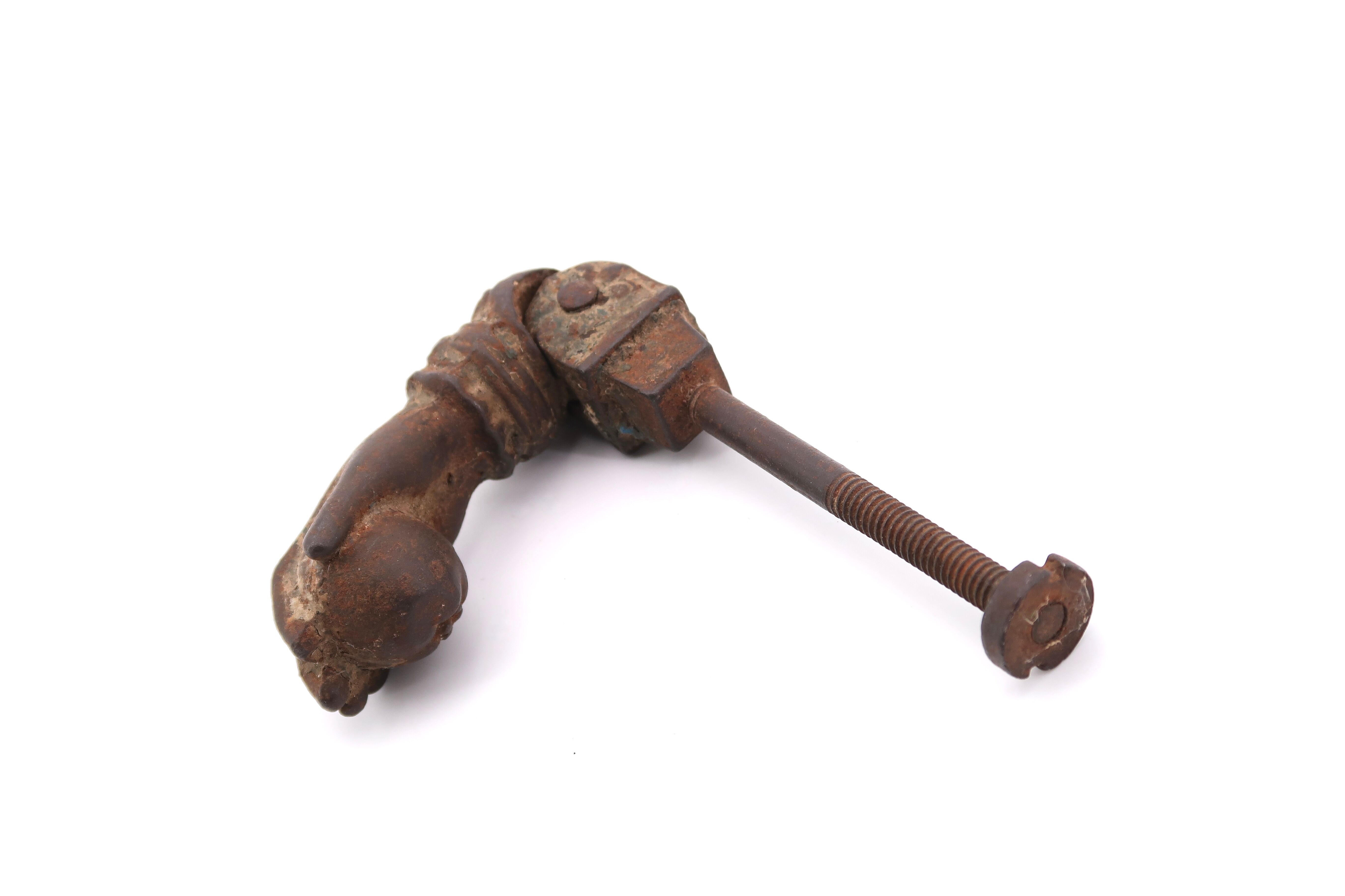 Hand-shaped door knocker, 1930s