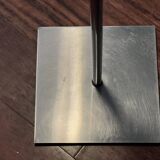 Scandinavian floor lamp in 70's Space Age style, chrome and steel