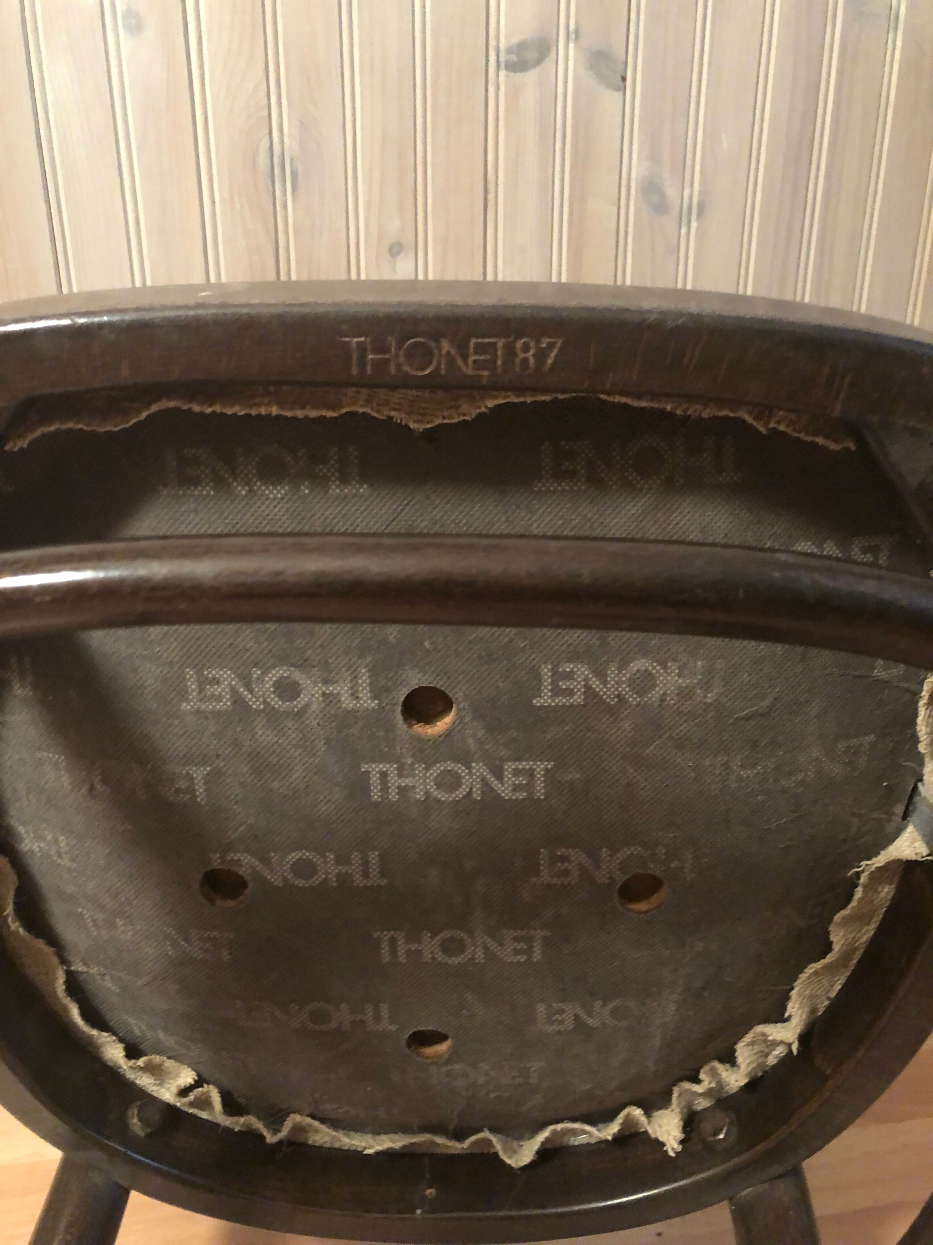 Série de 4 chaises bistro