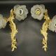 Paire de grandes appliques style Rocaille / Rococo fin XIXe
