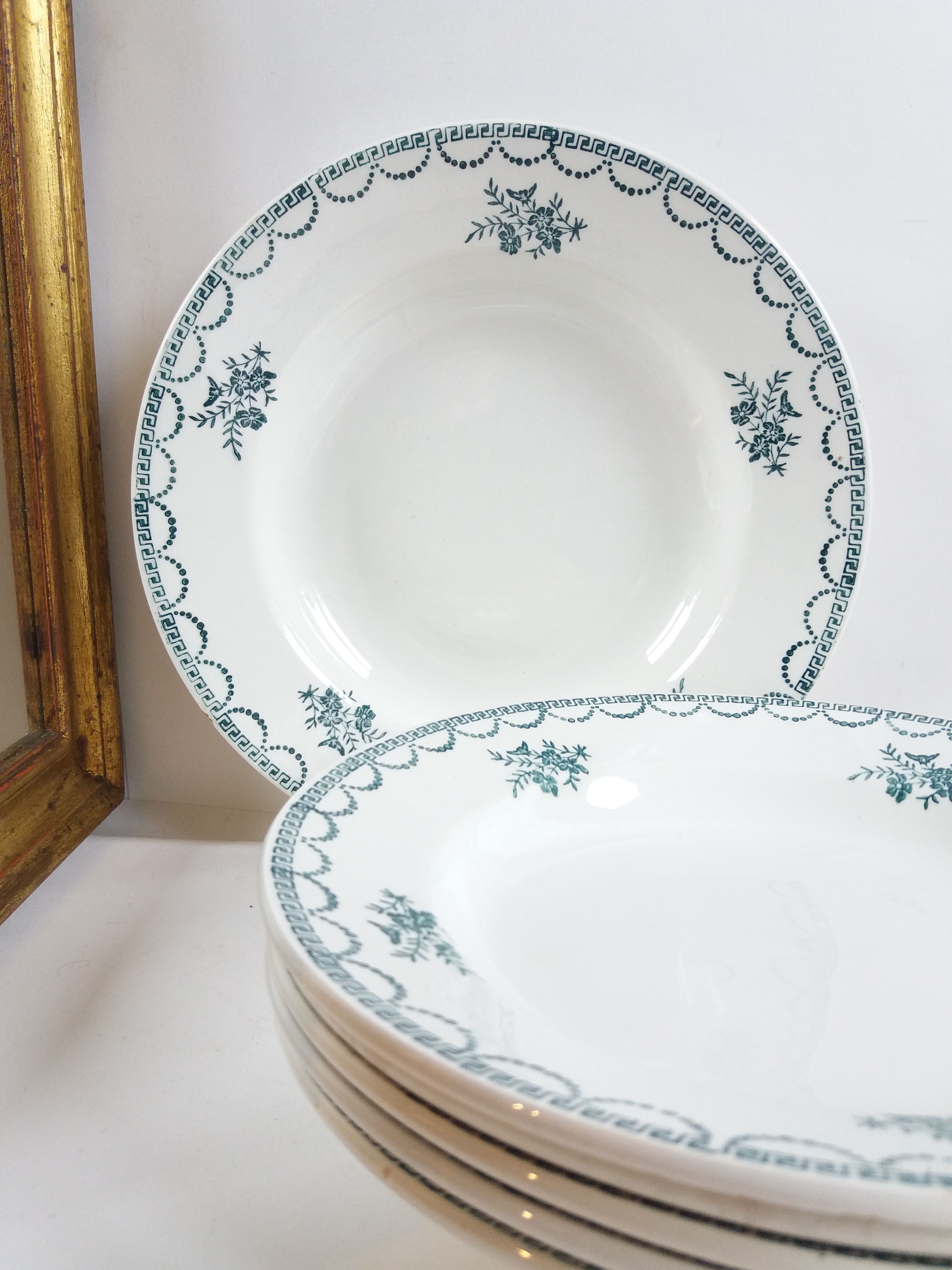 Set 6 assiettes creuses Saint Amand