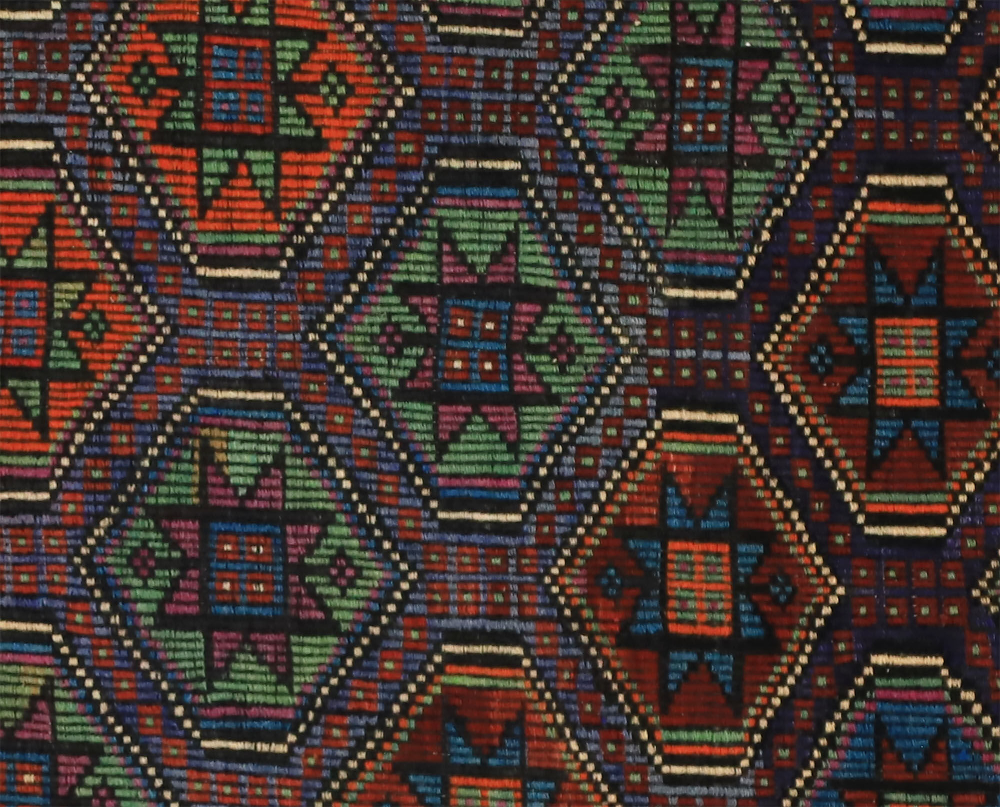 Anatolian handmade kilim rug 285 cm x 196 cm