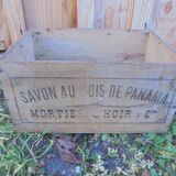 Wooden box panama wood soap l'hoir mortar