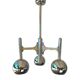 Fonderal Space Age Chandelier – Mid-Century Modern Chrome, Stamped “Fondera
