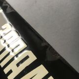 Antique soviet enamelled plaque "1st street west"