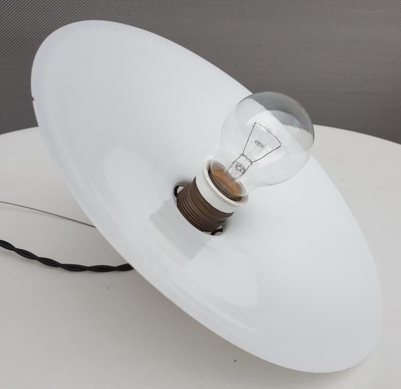 Opaline hanging lamp, 1900s