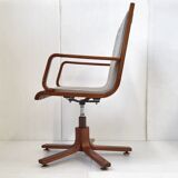 Vintage Scandinavian swivel armchair