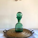 Old glass decanter from the 70s