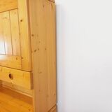 Charlotte Perriand Les Arcs vintage pine storage unit from the 60s 70s