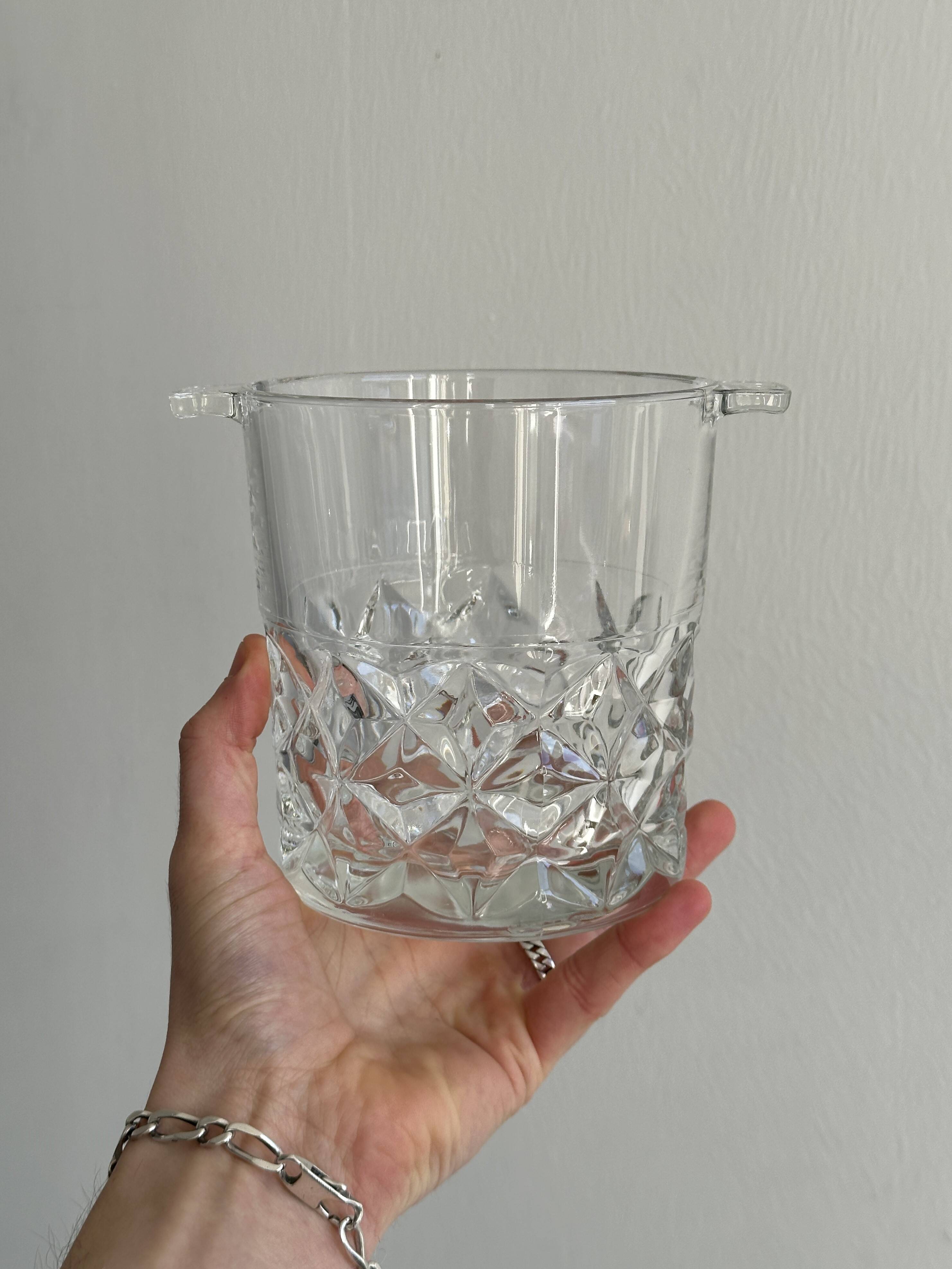 Seau à glace en verre épais