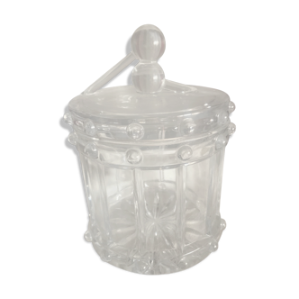 Crystal sugar pot