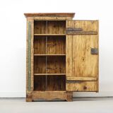 Folk art painted wedding cabinet