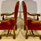 Two armchairs Louis XIV style, trim to restore