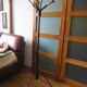 Coat rack on foot, wooden ball hooks
