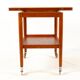 Tea cart with foldable table top Poul Jeppesen Denmark circa 1965