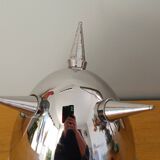 Silver metal wine cooler