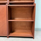 Vintage teak library from the 1960s.