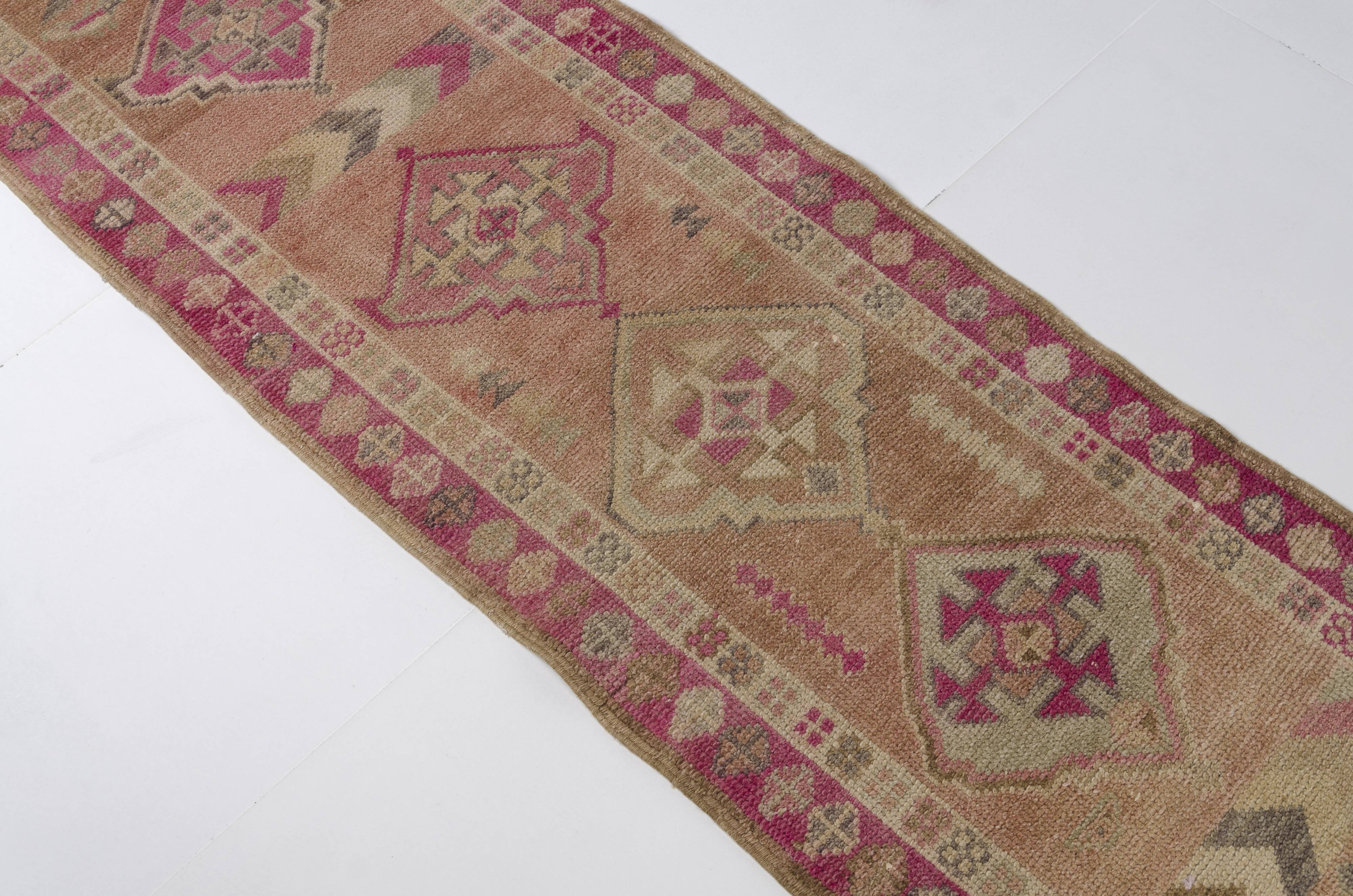 Anatolian Antique Hallway Runner Rug