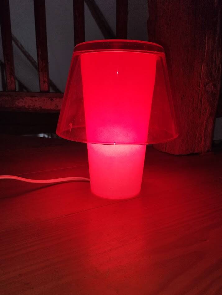 IKEA GAVIK Lamp – Fuchsia Pink – Scandinavian Design