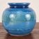 Glazed terracotta vase Rimini Blue by Aldo Londi for Bitossi, Italy, 1960.