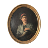 19th century medallion portrait