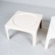 Paire de tables d'appoint Ozoo Marc Berthier pour Prisunic, 1970s
