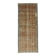 Tapis Oushak Ancien en Longueur – Couleurs Terre & Bleu, 104 x 260 cm