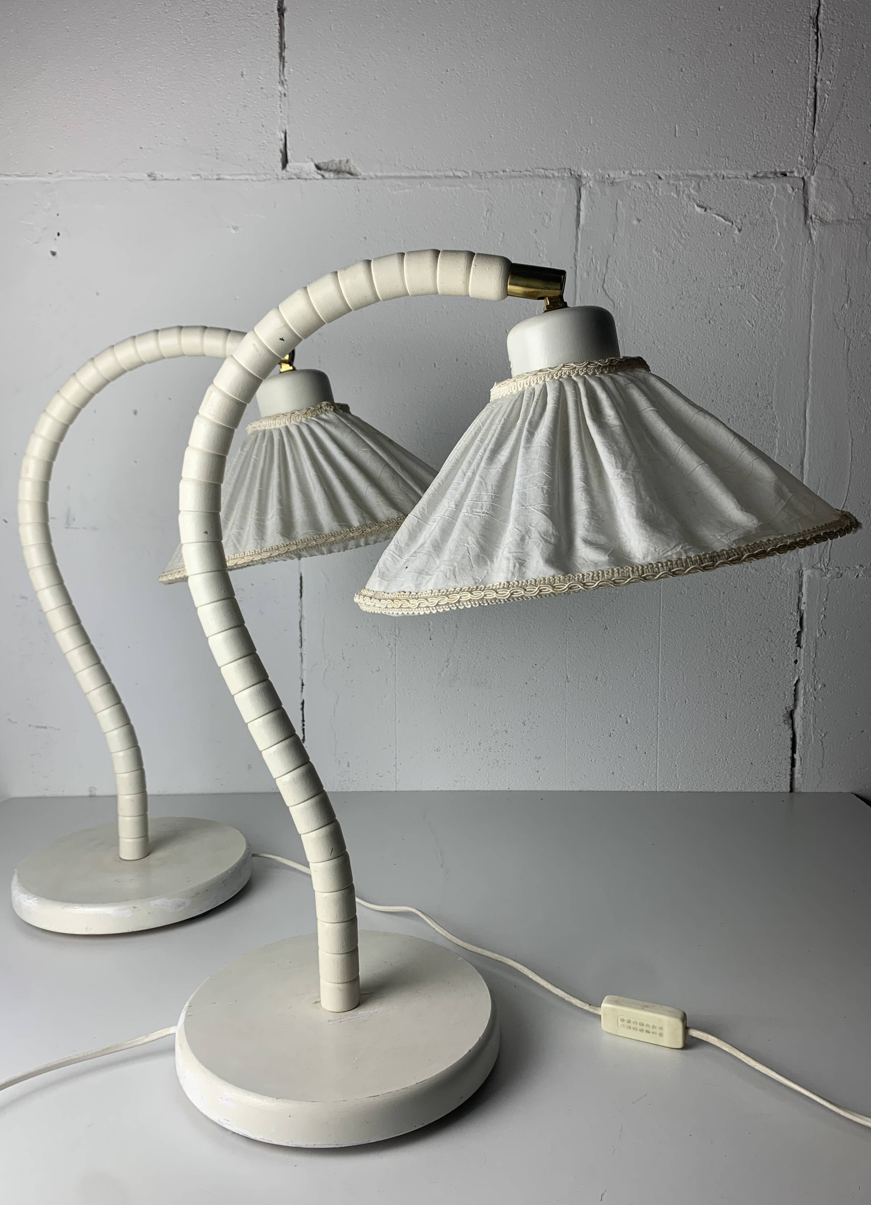 Scandinavian Swedish Modern bedside or table lamps by Markslojd, 1960s