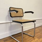 Armchair by Marcel BREUER model Cesca B64 black color