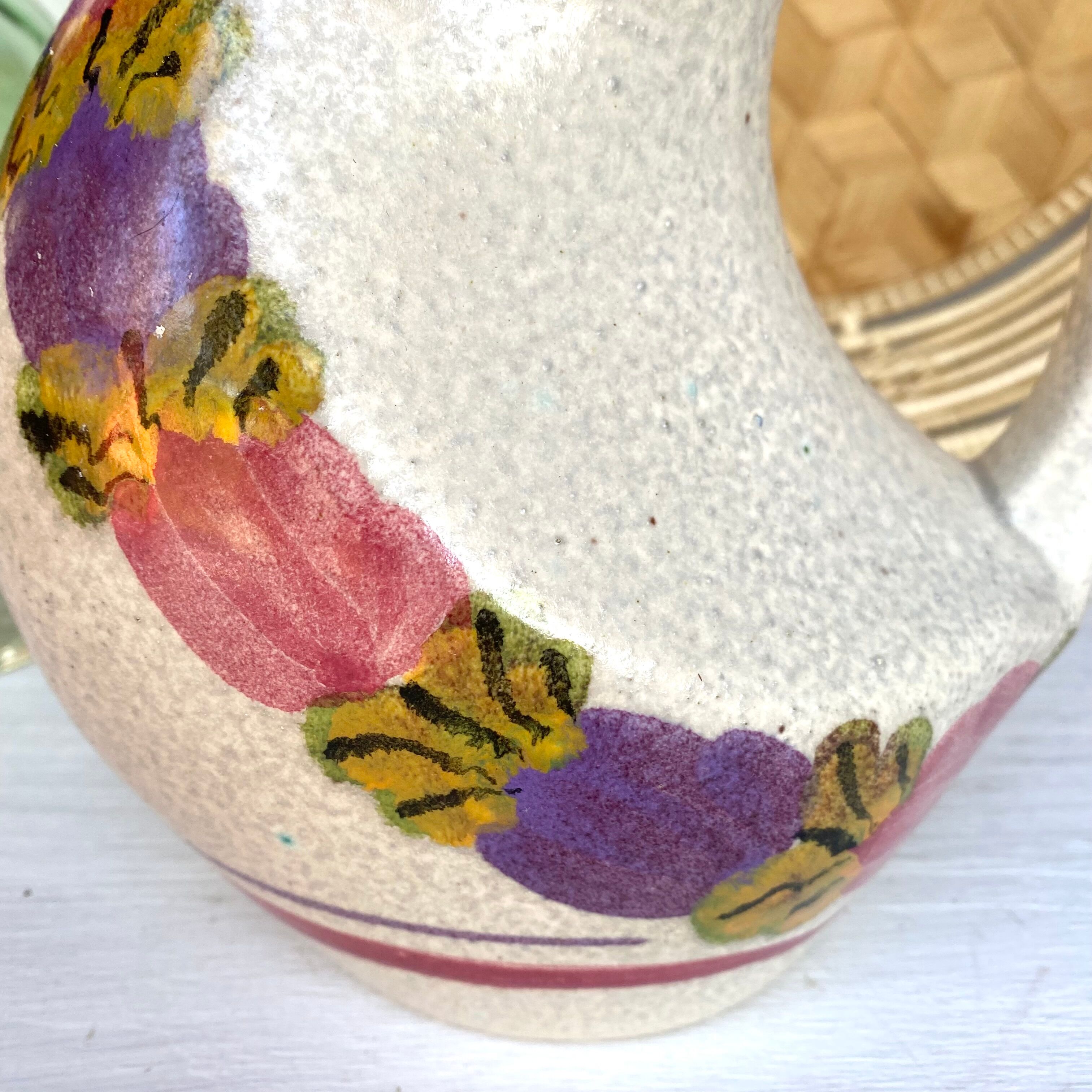 Vintage ceramic pitcher from Pornic Ninon